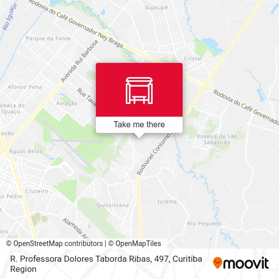 R. Professora Dolores Taborda Ribas, 497 map