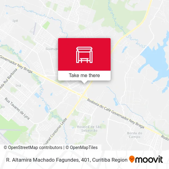 R. Altamira Machado Fagundes, 401 map