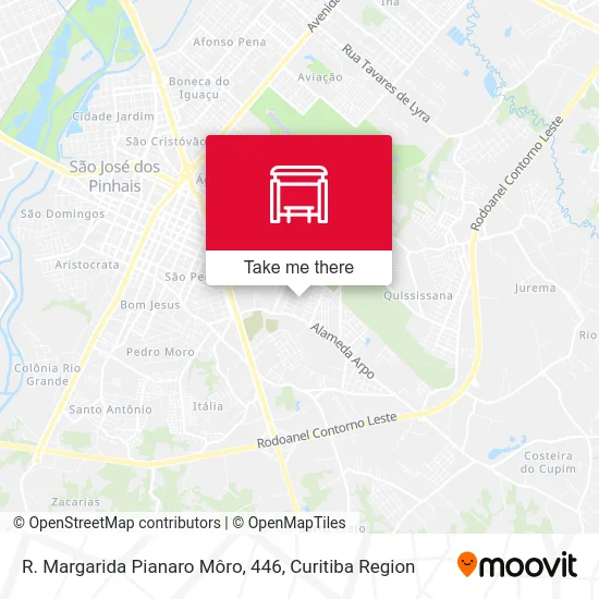 R. Margarida Pianaro Môro, 446 map