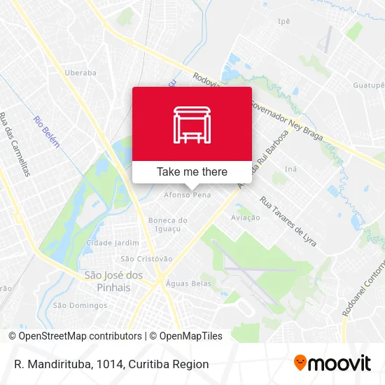 R. Mandirituba, 1014 map