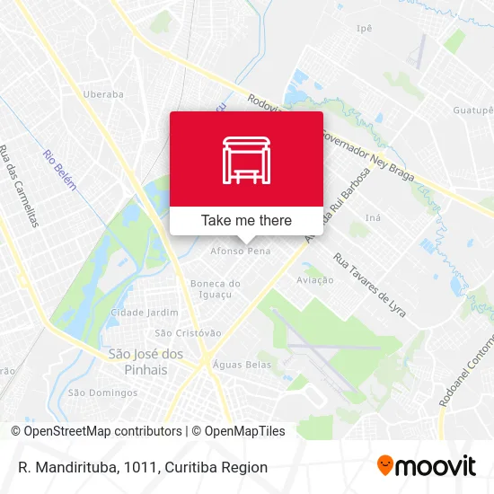 R. Mandirituba, 1011 map