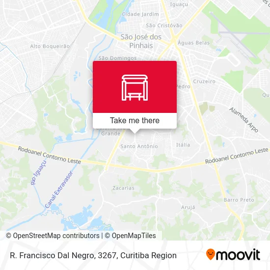 R. Francisco Dal Negro, 3267 map