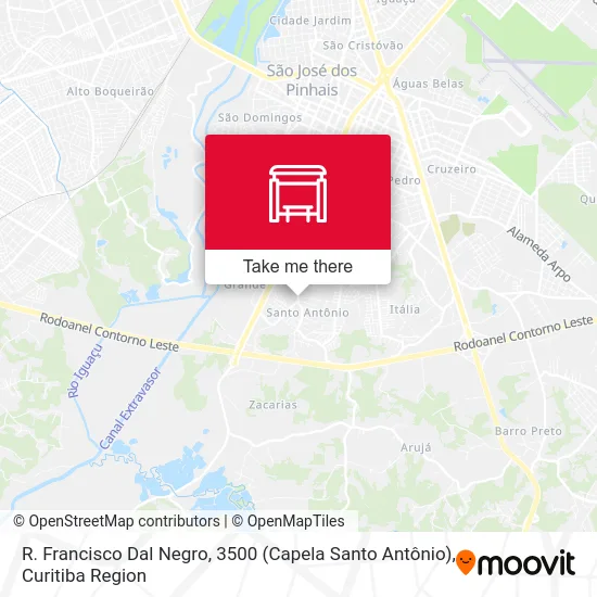 R. Francisco Dal Negro, 3500 (Capela Santo Antônio) map