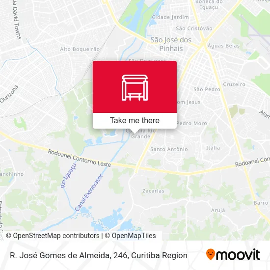 R. José Gomes de Almeida, 246 map
