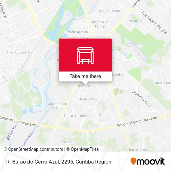 R. Barão do Cerro Azul, 2295 map