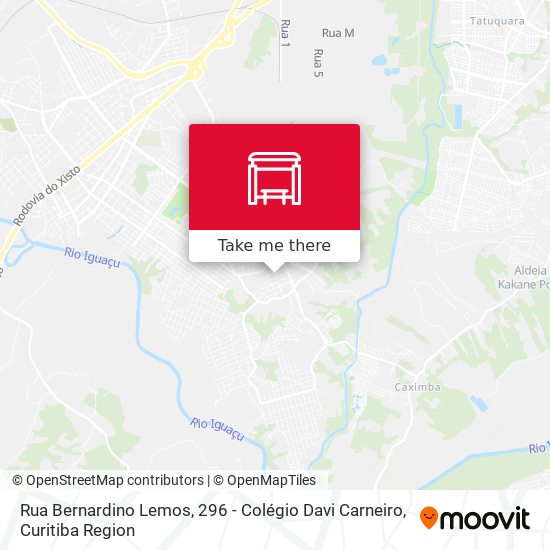 Rua Bernardino Lemos, 296 - Colégio Davi Carneiro map