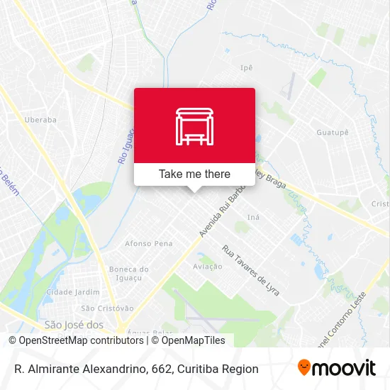 R. Almirante Alexandrino, 662 map