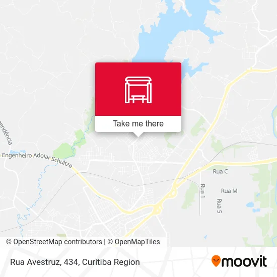 Rua Avestruz, 434 map