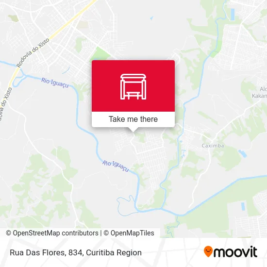 Rua Das Flores, 834 map