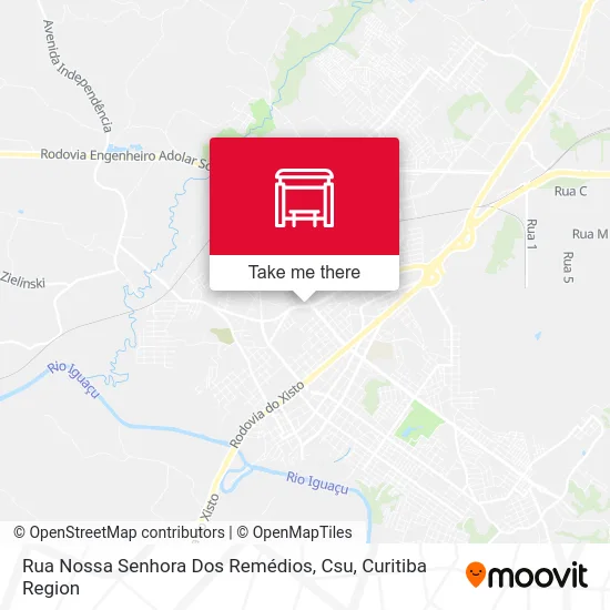 Rua Nossa Senhora Dos Remédios, Csu map