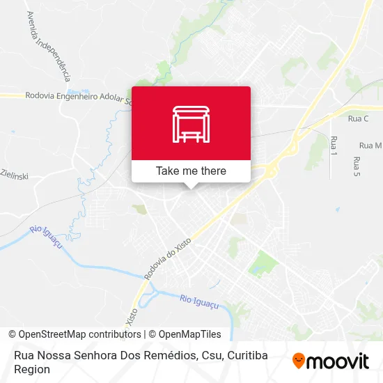 Rua Nossa Senhora Dos Remédios, Csu map