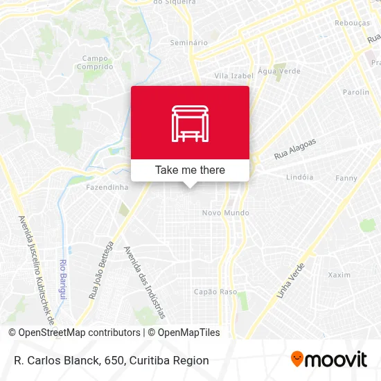 R. Carlos Blanck, 650 map