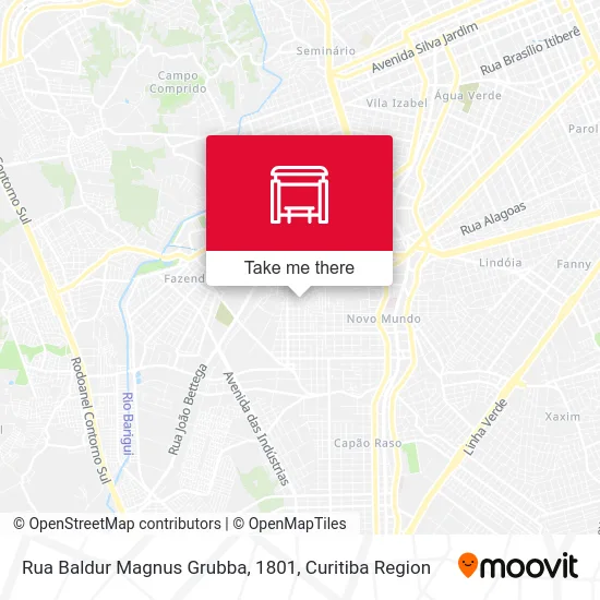 Rua Baldur Magnus Grubba, 1801 map