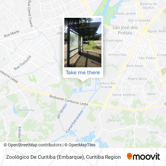 Zoológico De Curitiba (Embarque) map