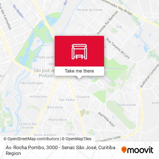 Av. Rocha Pombo, 3000 - Senac São José map