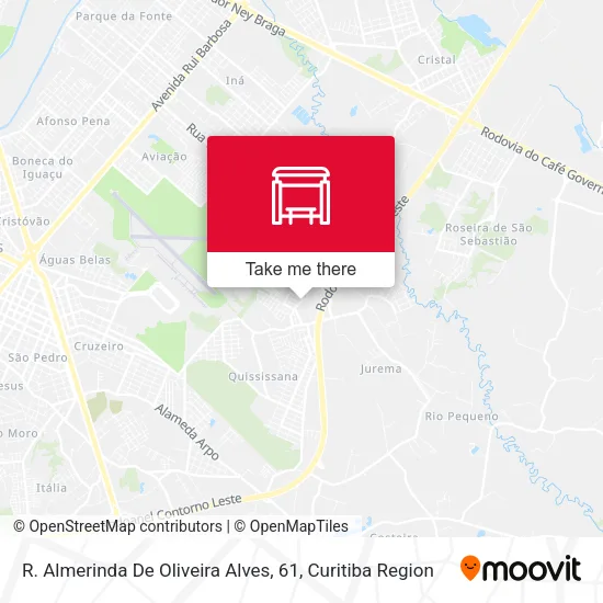R. Almerinda De Oliveira Alves, 61 map
