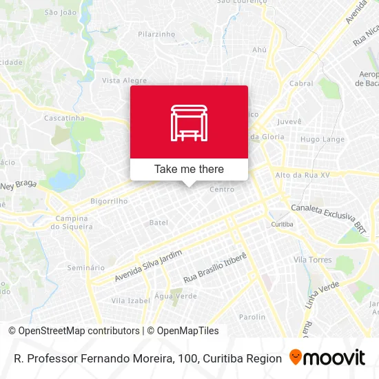 R. Professor Fernando Moreira, 100 map