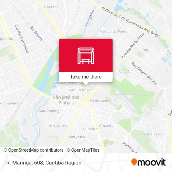 R. Maringá, 608 map