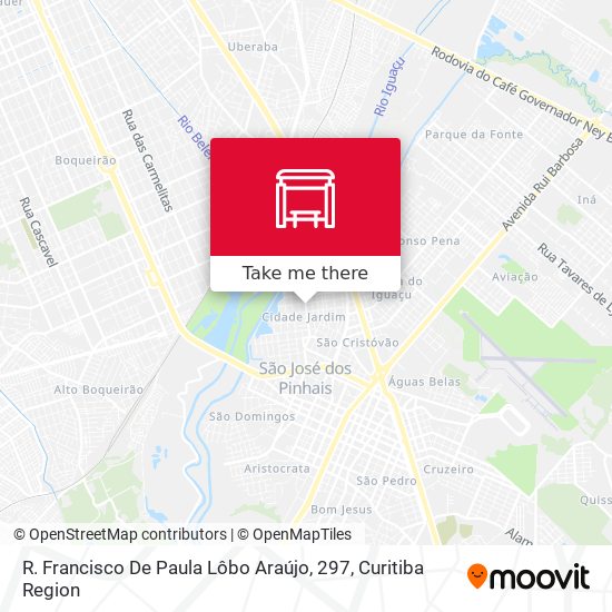 R. Francisco De Paula Lôbo Araújo, 297 map