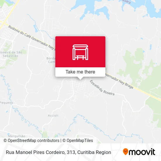 Rua Manoel Pires Cordeiro, 313 map