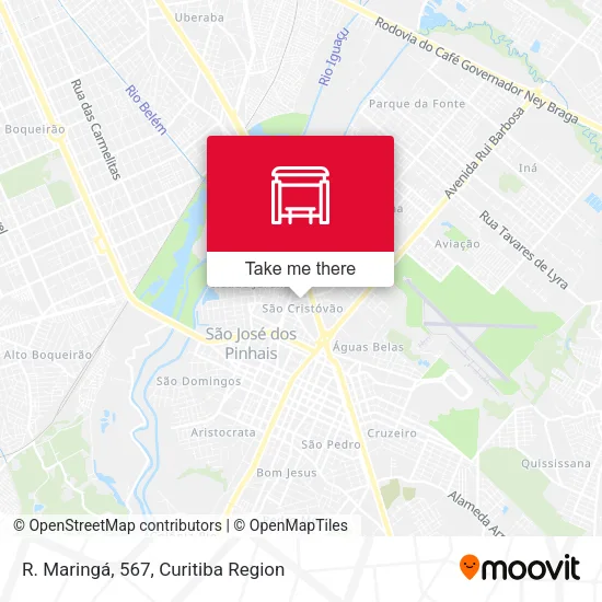 R. Maringá, 567 map