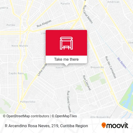 R Arcendino Rosa Neves, 219 map