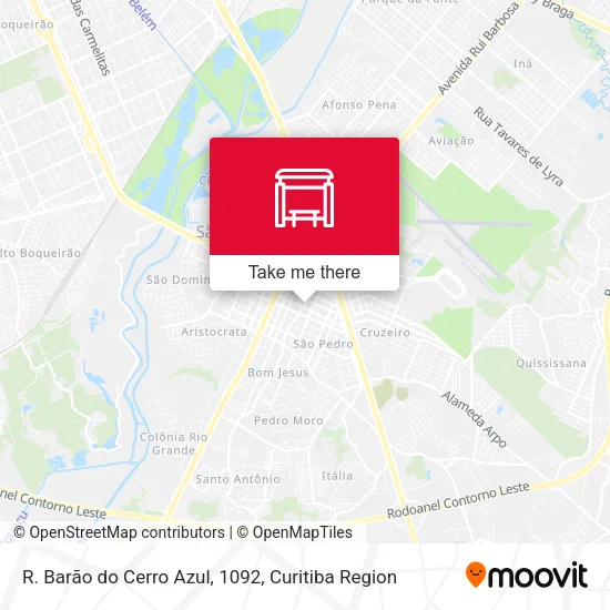 R. Barão do Cerro Azul, 1092 map