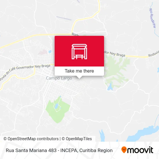 Rua Santa Mariana 483 - INCEPA map