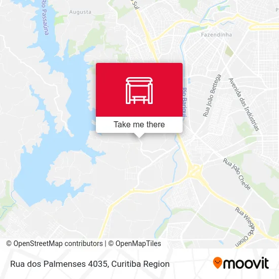 Rua dos Palmenses 4035 map