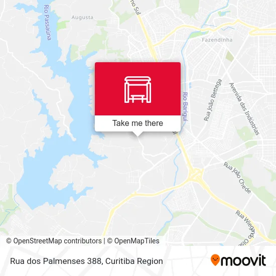 Rua dos Palmenses 388 map