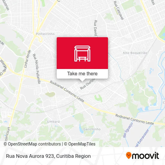 Rua Nova Aurora 923 map