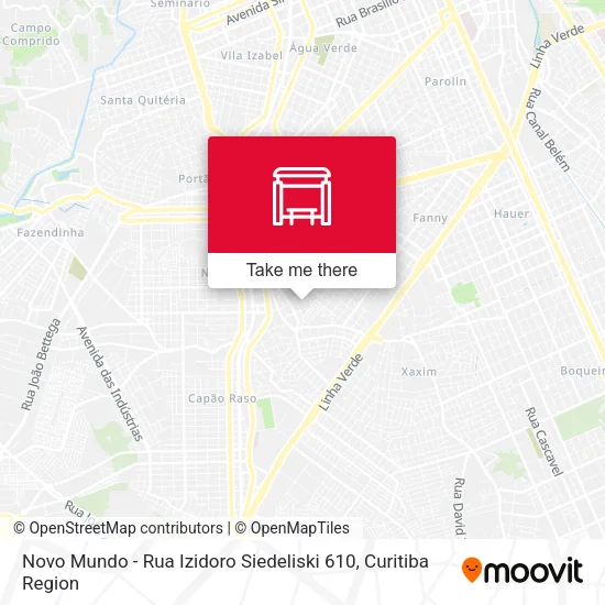 Novo Mundo - Rua Izidoro Siedeliski 610 map