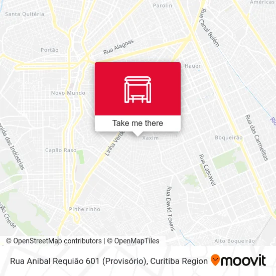 Rua Anibal Requião 601 (Provisório) map