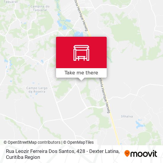 Rua Leozir Ferreira Dos Santos, 428 - Dexter Latina map