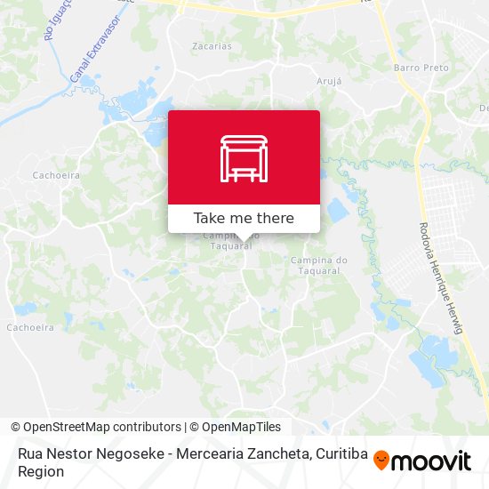 Rua Nestor Negoseke - Mercearia Zancheta map