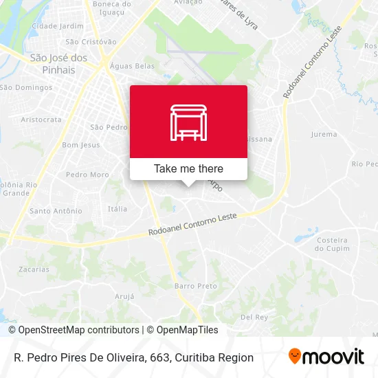 R. Pedro Pires De Oliveira, 663 map