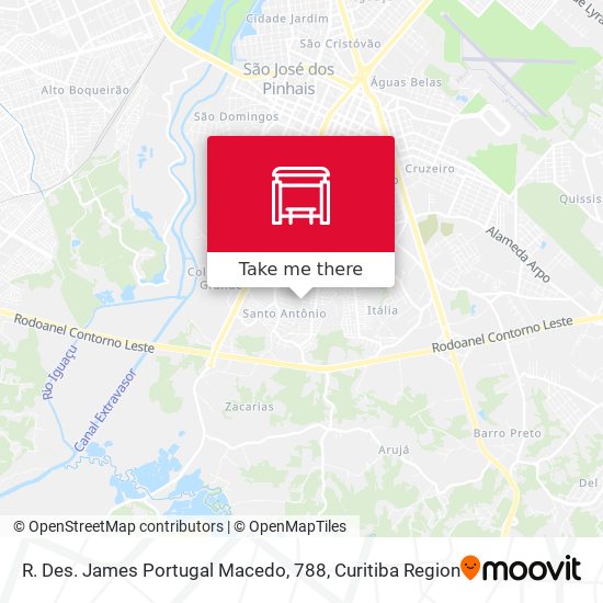 R. Des. James Portugal Macedo, 788 map