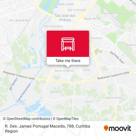 R. Des. James Portugal Macedo, 788 map