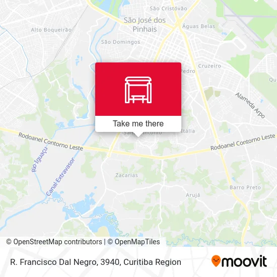 R. Francisco Dal Negro, 3940 map