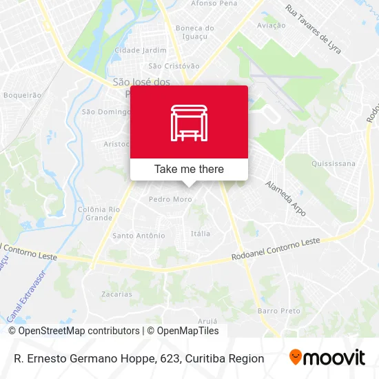 R. Ernesto Germano Hoppe, 623 map