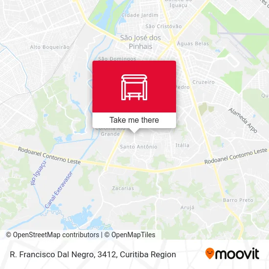 R. Francisco Dal Negro, 3412 map