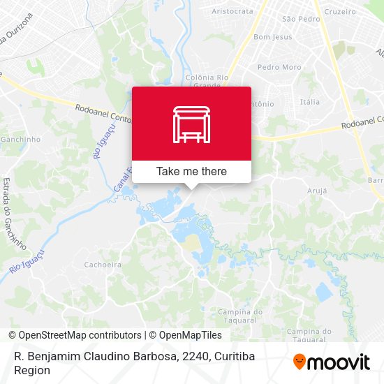 R. Benjamim Claudino Barbosa, 2240 map