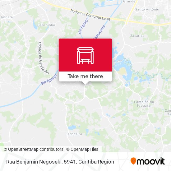 Rua Benjamin Negoseki, 5941 map