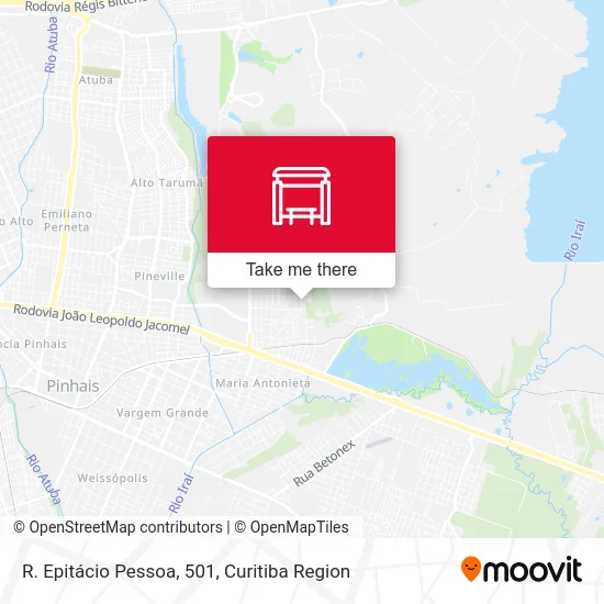 R. Epitácio Pessoa, 501 map