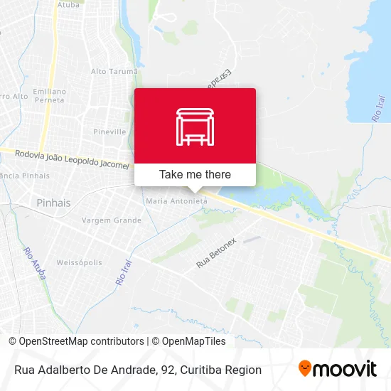 Rua Adalberto De Andrade, 92 map