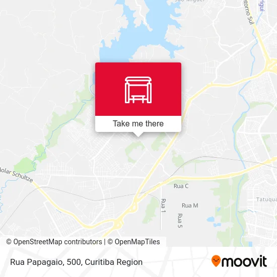 Rua Papagaio, 500 map