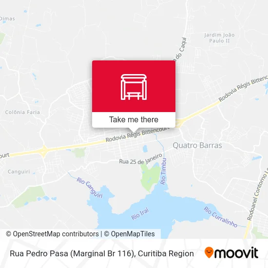 Rua Pedro Pasa (Marginal Br 116) map