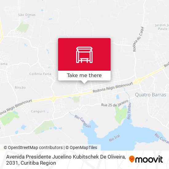 Avenida Presidente Jucelino Kubitschek De Oliveira, 2031 map