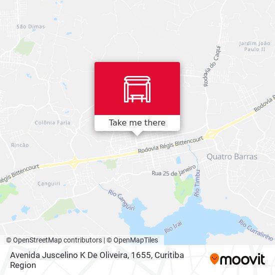 Avenida Juscelino K De Oliveira, 1655 map