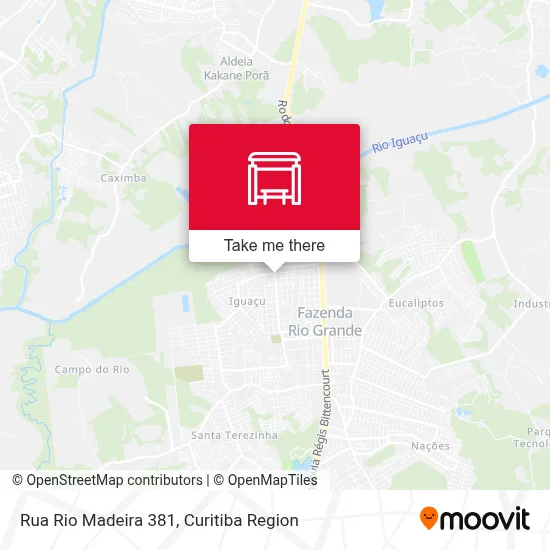 Rua Rio Madeira 381 map